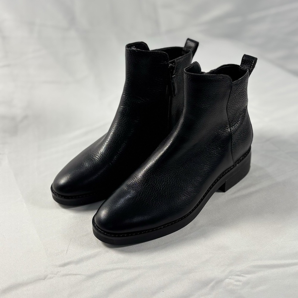 Cole Haan Womens Waterproof River Pebble Leather Chelsea Boots Black W26413 7.5B - Picture 2 of 7